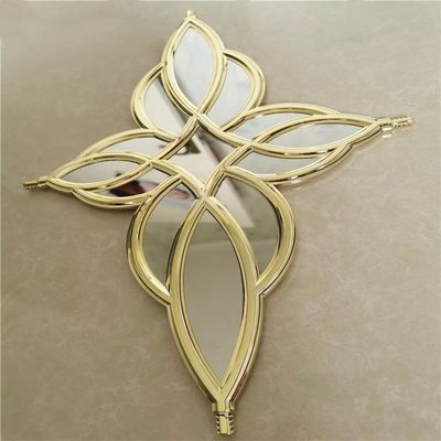 8*18k golden pink decorative window bars flower for double glazed glass