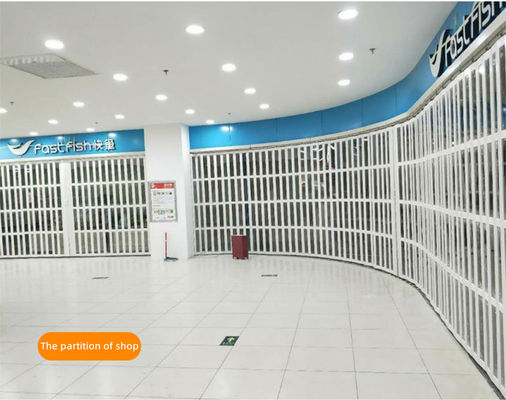 Waterproof Bathroom PVC Folding Door Partition Easy Installation