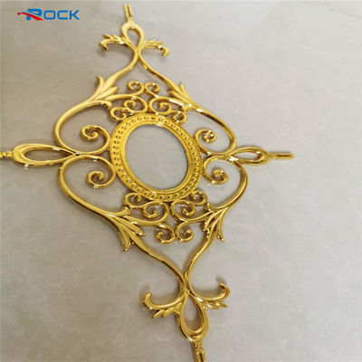 5*9 popular golden aluminum Georgian decorative bars flower for windows